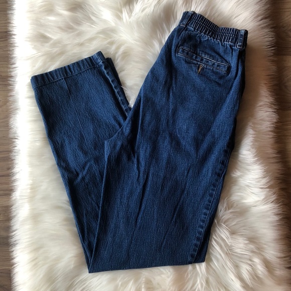 TravelSmith Other - TravelSmith Jeans with elastics waist band Sz 34W